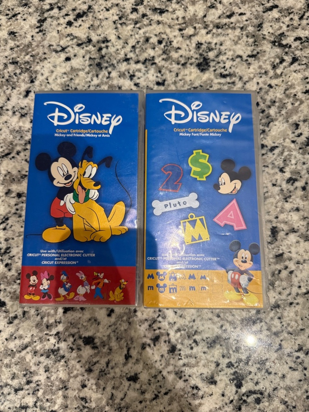 Disney Mickey & Friends and Disney Font Cricut Cartridges -